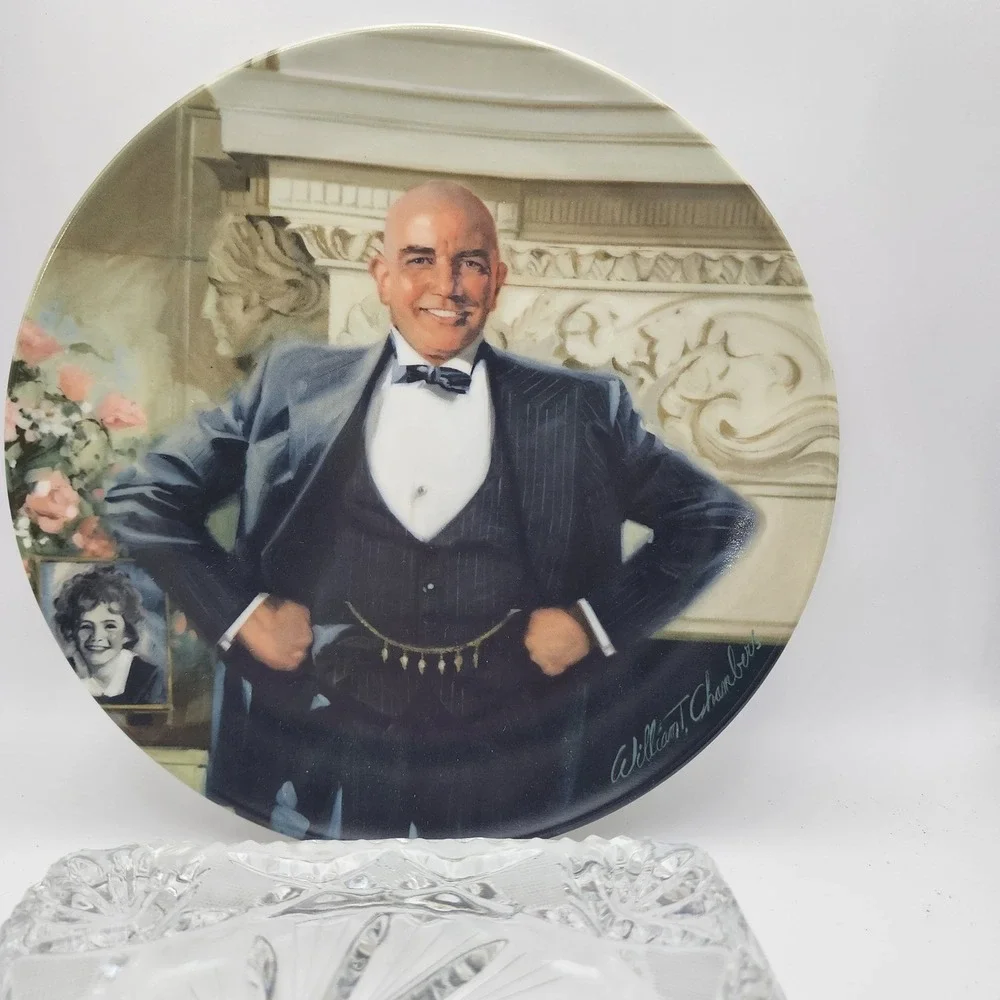 Knowles Daddy Warbucks Annie Collector Plate William Chambers 1982 Limited Ed